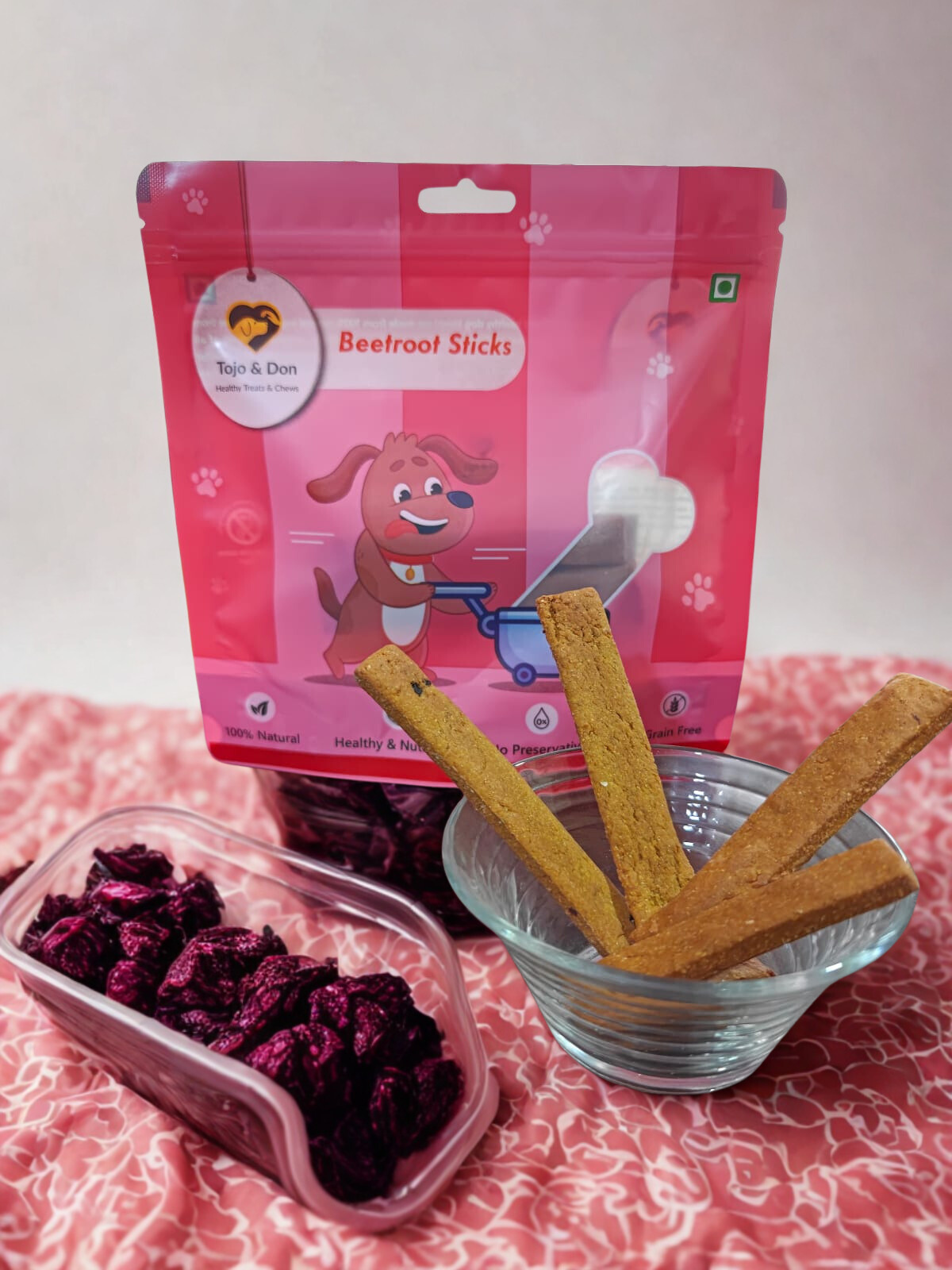 Beetroot dog veg treat Beetroot dog veg treat