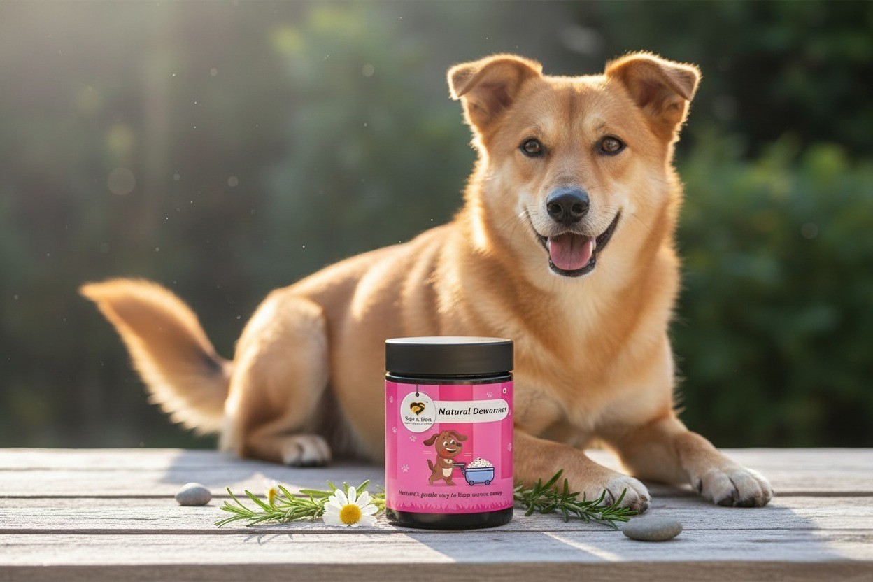 Natural Dewormer powder for all dogs Natural Dewormer powder for all dogs
